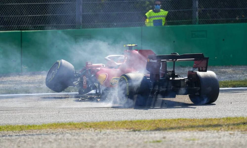 Formula 1: Σοβαρότατο ατύχημα για τον Κάρλος Σάινθ στην Ιταλία